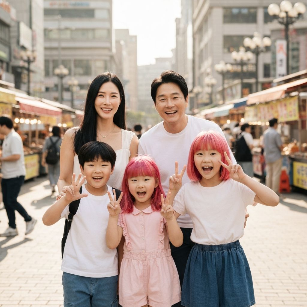 행복한 가족 여행